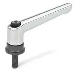 300.4-108-M12-85-CR Verstellbare Klemmhebel mit Spannkraft-Verstärkung, Schraube Stahl