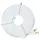PNI Flaches Netzwerkkabel S/STP CAT8 PNI U8200W, 2 x RJ45, 4 Adernpaare, 28AWG, Kupfer, 40 Gbit/s, 2000 MHz, 20 m, weiß