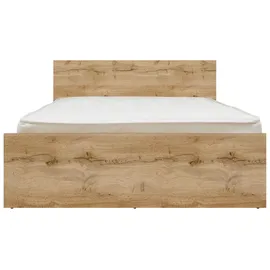 petits-meubles Bett Selma 140 x 200 cm Holz braun