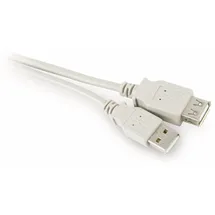 S/CONN maximum connectivity USB-A auf USB-A 5,0 m Grau