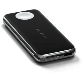 Satechi Quatro Wireless Power Bank 10000 mAh 60 W), Powerbank, Schwarz