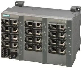 Siemens 6GK5224-0BA00-2AA3 SCALANCE X224, managed Layer 2 switch, 24x RJ45 6GK52240BA002AA3