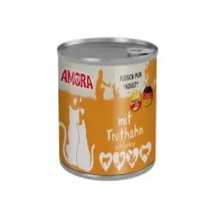 Amora Cat Fleisch Pur 200g 6 x 200g Truthahn