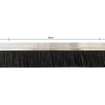 Heunert Gelochte Bürstendichtung 50 x 150,0 cm Schwarz