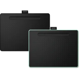 Wacom Intuos M (10", 2540 lpi), Grafiktablett, Grün, Schwarz