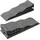 Froli Stufenkeil 2er Set 17,3 x 13 x 53 cm Schwarz