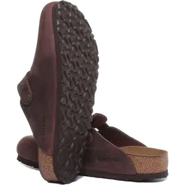 Birkenstock Boston Nubukleder geölt habana 47