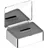 Keuco Feuchtpapierbox mit Deckel Chrom/lichtgrau