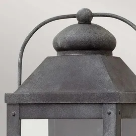 Elstead Lighting Außenwandleuchte Aluminium 45,1 cm 2-fach grau