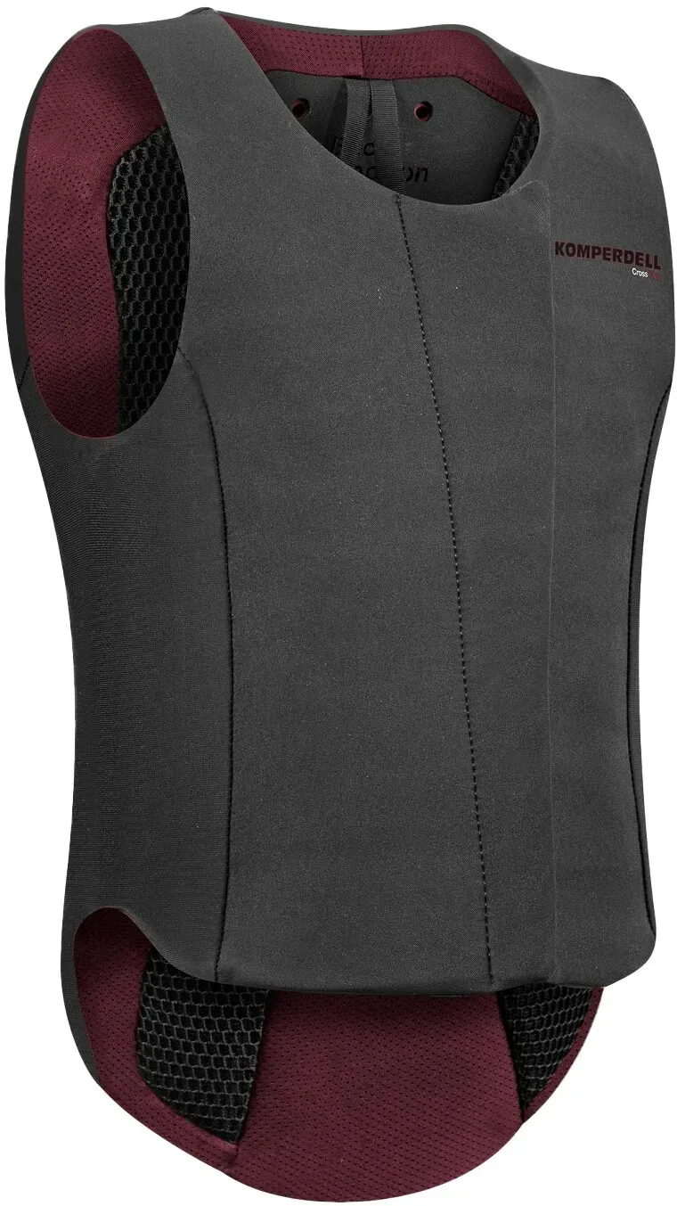 KOMPERDELL Rückenprotektor Ballistic Vest Champion schwarz/bordeaux 128