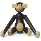 Kay Bojesen Affe Mini Figuren 9.5 cm Affen Weihnachtsdekoration, Holz dunkel