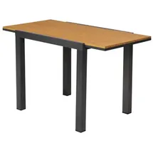 Merxx Balkonausziehtisch 80 x 120 x 75 cm Grau