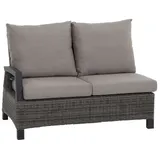 Siena Garden Corido 2-Sitzer Loungemodul rechts grau