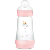 MAM Easy Start Anti-Colic (260 ml), Milchflasche für die Kombination mit dem Stillen, Baby Trinkflasche mit Bodenventil gegen Koliken & Sauger Größe 1, 0+ Monate, Schwan