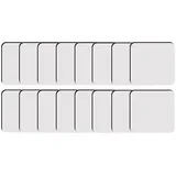 PAMENET Quadratische Sublimationsuntersetzer, Rohlinge, MDF-Rohlinge, Hartfaserplatte, Kork-Untersetzer, , weiß, MDF-Kork-Untersetzer, 18 Stück