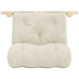 Karup / Hooked Schlafsessel inkl. Bravo Matratze 75 x 200 cm, ivory