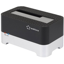 Renkforce Festplatten-Dockingstation Renkforce RF-DOCKING-01 USB 3.2 Gen 1 (USB 3.0) SATA 1 Port Festplatte