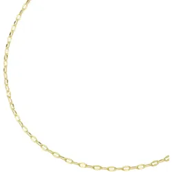 Luigi Merano Kette fantasieförmig mit diamantierten Gliedern, Gold 375 Ketten   Gold Damen 