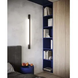Sollux Lighting Wandleuchte 20W 4000K H 120cm 20W schwarz