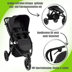 ABC Design Salsa 5 Run Sportkinderwagen, Farbe Kinderwagen: Avocado