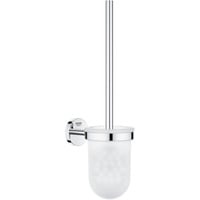 Grohe Bau Cosmopolitan toilet brush set chrome