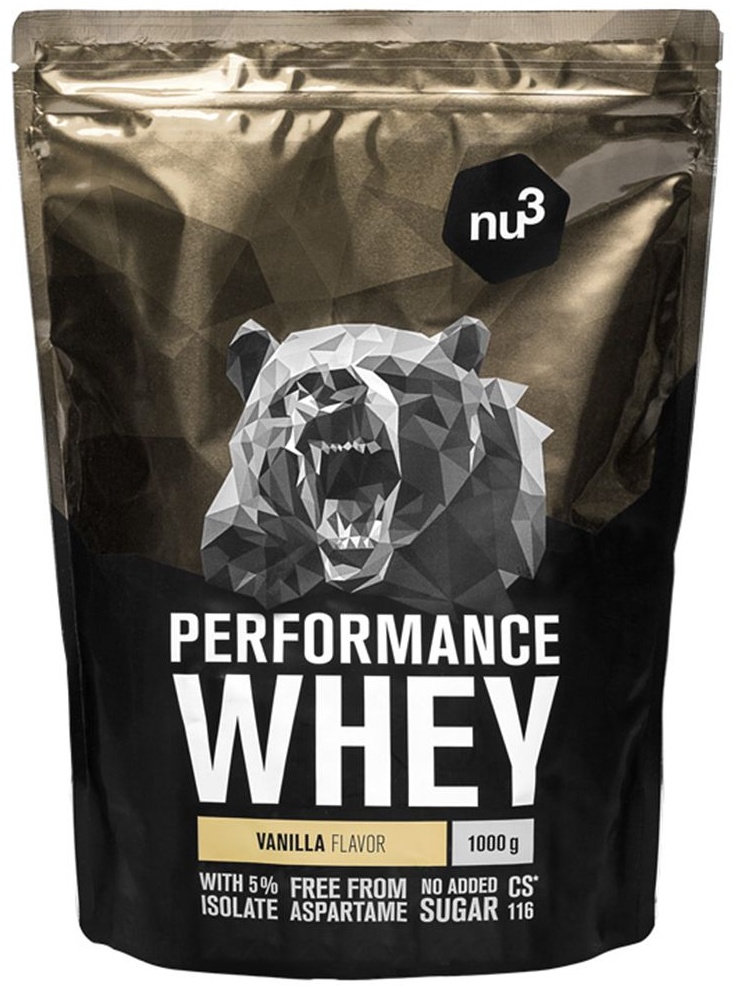 nu3 Performance Whey Vanille 1000 g Poudre