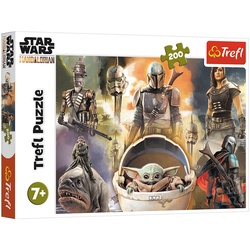 Trefl Puzzle 13276 Disney Star Wars Mandalorian, 200 Puzzleteile, Made in Europe bunt