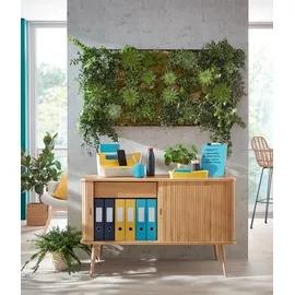 Leitz Desktop-Memoboard Cosy 52690061 380x150x60mm Glas blau