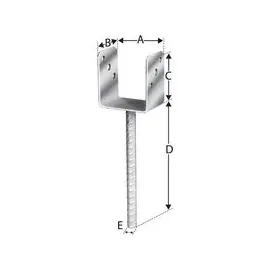 ede - hadra Pfostenträger tzn 141 CE
