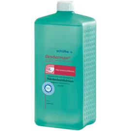 Schülke desderman Händedesinfektion (ohne Farbstoff/Parfüm) 1 Liter, Euroflasche