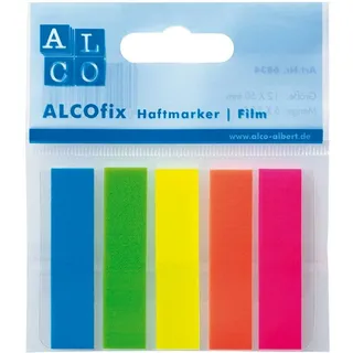 Alco Haftmarker Alcofix 50x12mm VE=5 Farben je 25 Stück