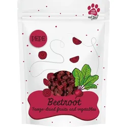 PAKA ZWIERZAKA PEPE Freeze-dried Gefriergetrocknetes Rote-Bete-Gemüse für Hunde 25 g