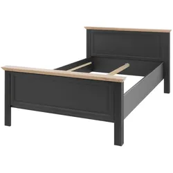 Doppelbett ¦ grau ¦ Maße (cm): B: 165 H: 98