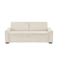 Switch Schlafsofa aus Cord Vanila ¦ creme ¦ Maße (cm): B: 220 H: 87 T: 98