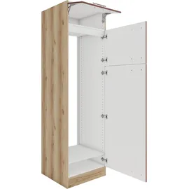 OPTIFIT Kühlumbauschrank Bella 56,7 x 55,5 x 144,6 cm Rot