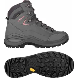 Lowa Renegade Evo GTX Mid Wanderstiefel - Graphite / Rose - EU 41 1/2