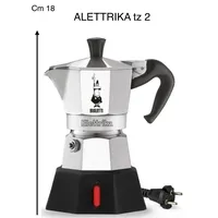 Bialetti Moka Elettrika 2 Tassen Silber/Schwarz