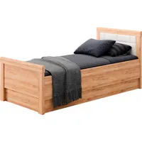 Priess Einzelbett PRIESS "Arnsberg", braun (artisan eiche, weiß), B:108cm
