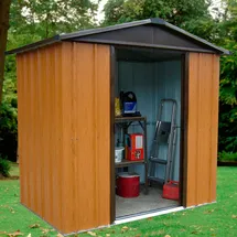 YardMaster Gerätehaus Konstanz 2,02 x 1,25 m Braun
