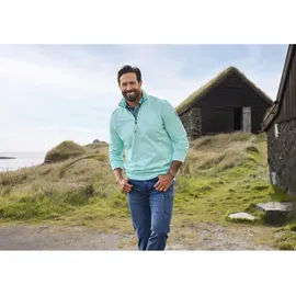 Jan Vanderstorm Sweatshirt Ansbert türkis 5XL
