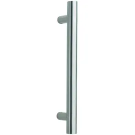 Alpertec Stoßgriff Korfu Edelstahl Silberfarben 40 x 3 cm