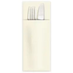 SWS 1250 Servietten Bestecktaschen CutleryStar PREMIUM PAP 40x32 cm champagner