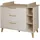 roba Wickelkommode Jil mit Schubladen - Soft-Close Technik - Abnehmbarer Wickelaufsatz - Umbaubar zum Sideboard - Cashmere/Chestnut