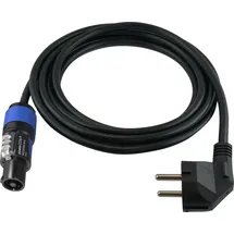 HAWA R7024 Strom Anschlusskabel Schwarz 1.50m