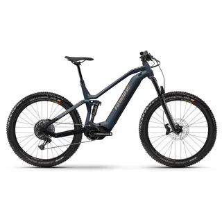 Haibike AllTrail 6 27.5 ́ ́ Elektrische Mountainbike - Blue / Coffee - S