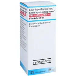 LEVODOPA/Carbidopa/Entacapon-ratio. 100/25/200 175 St