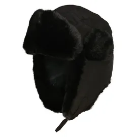 URBAN CLASSICS Nylon Trapper Hat schwarz One Size