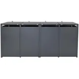 MCW Mülltonnenbox J81 117 x 264 x 80 cm gold