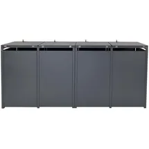 MCW Mülltonnenbox J81 117 x 264 x 80 cm gold