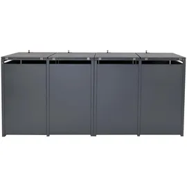 MCW Mülltonnenbox J81 117 x 264 x 80 cm gold